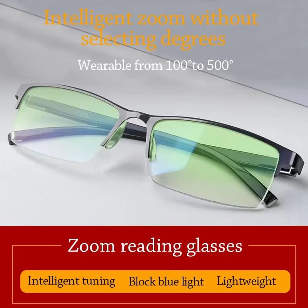 Lunettes de lecture Anti-rayons bleus, intelligentes, Zoom automatique, mise au point automatique, p