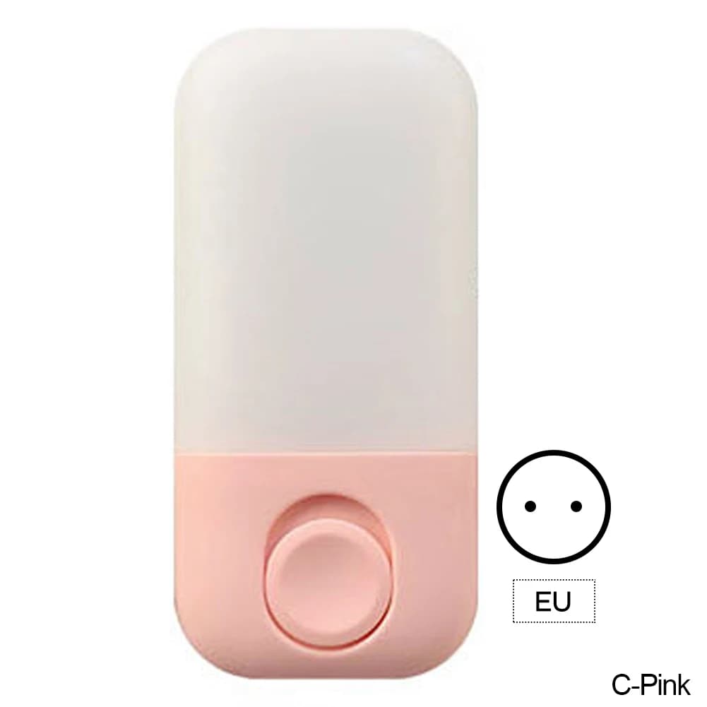 Mini lampe LED à brancher pour la chambre à coucher, avec variateur de lumière, veilleuse à économie