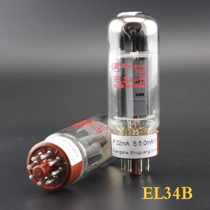 ShuGuang EL34-B Tube à vide remplace 6CA7 EL34B 6P3P 5881 6550 KT88 EL34M EL34 amplificateur à Tube 