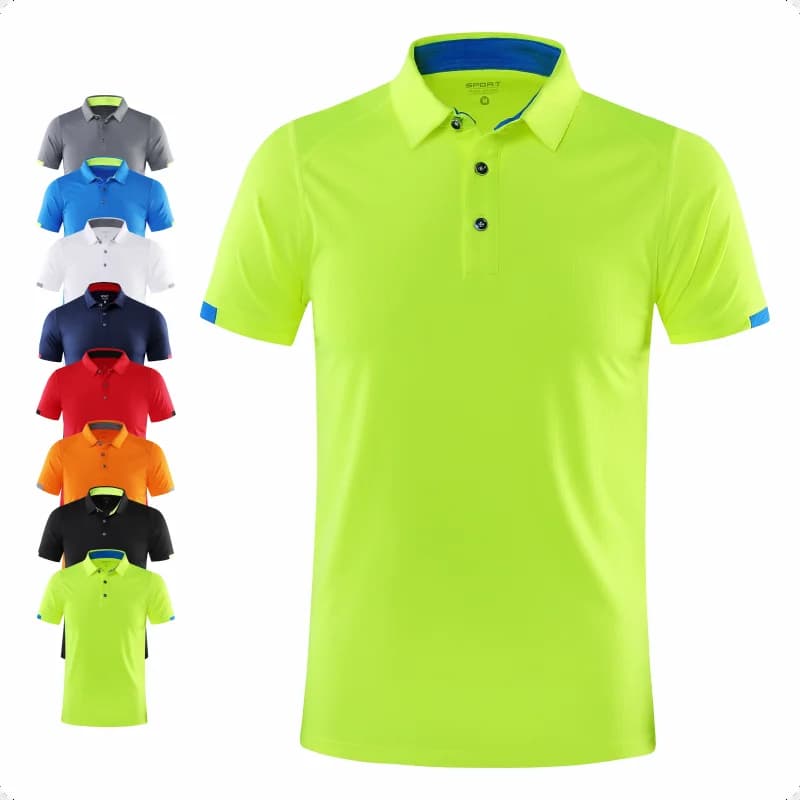 Sport décontracté séchage rapide revers à manches courtes POLO combinaison de cyclisme costume de Fi