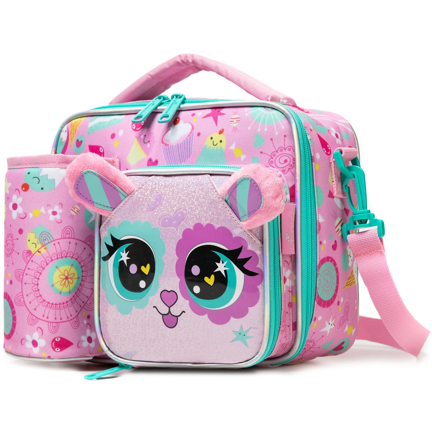 Boîte à déjeuner pour enfants, ensemble de sacs de repas, sac à déjeuner lavable et sac étanche réut