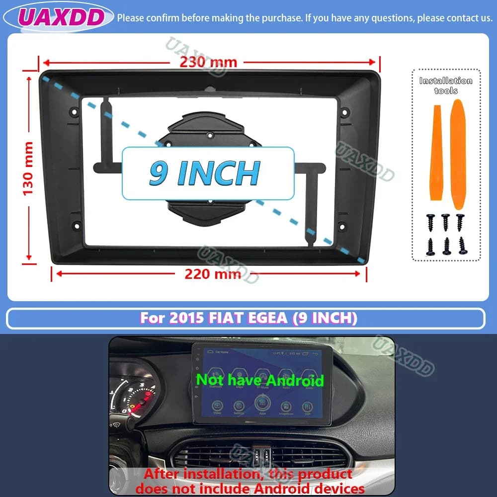 Adaptateur de faisceau vidéo pour voiture EGEA, décodeur de tableau de bord Canbus, radio évitée, ca