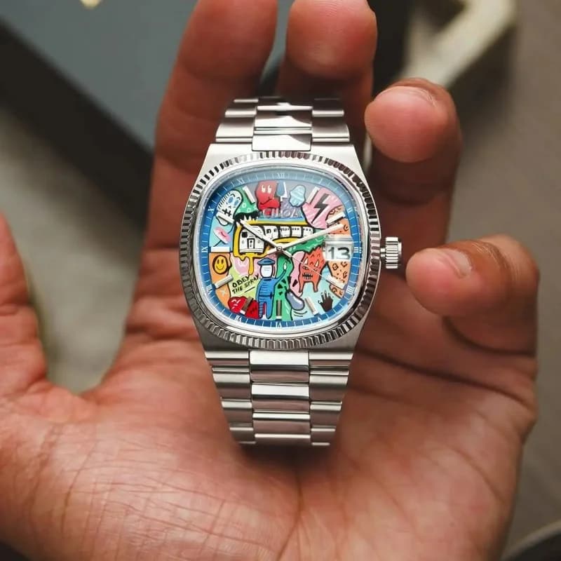 Montre carrée rétro pour homme, marque de luxe légère, cadeau authentique, nouvelle collection 2026,
