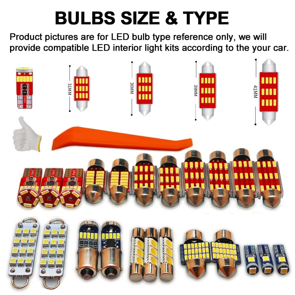 MDNG 8 pièces Canbus intérieur lumière LED Kit pour Mazda 3 berline 2014 2015 2016 2017 2018 carte l