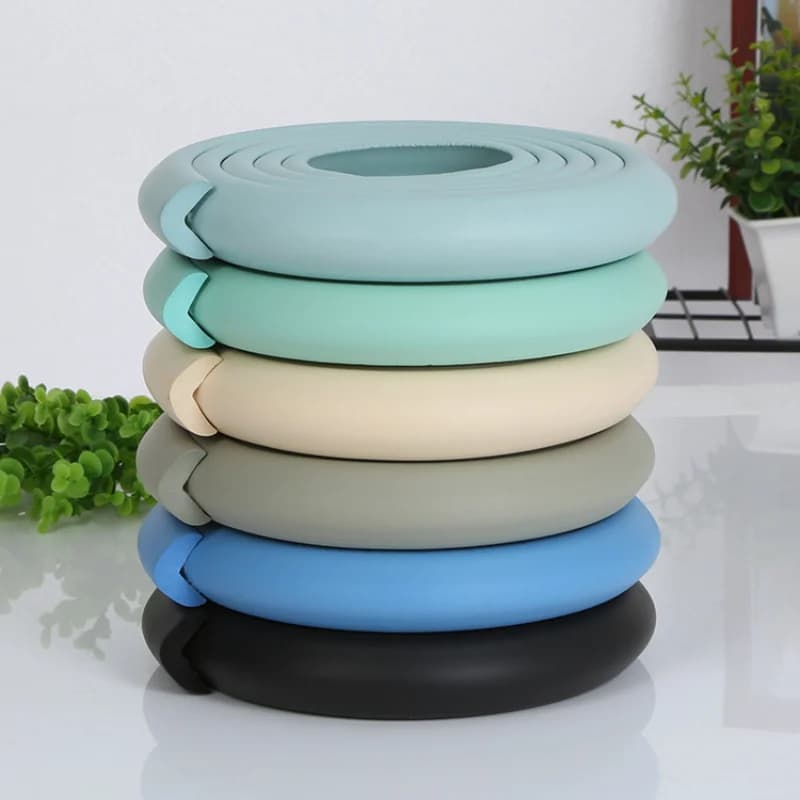 Bande de Protection Anti-collision en forme de L pour bord de Table souple, 2M, bandes de pare-chocs