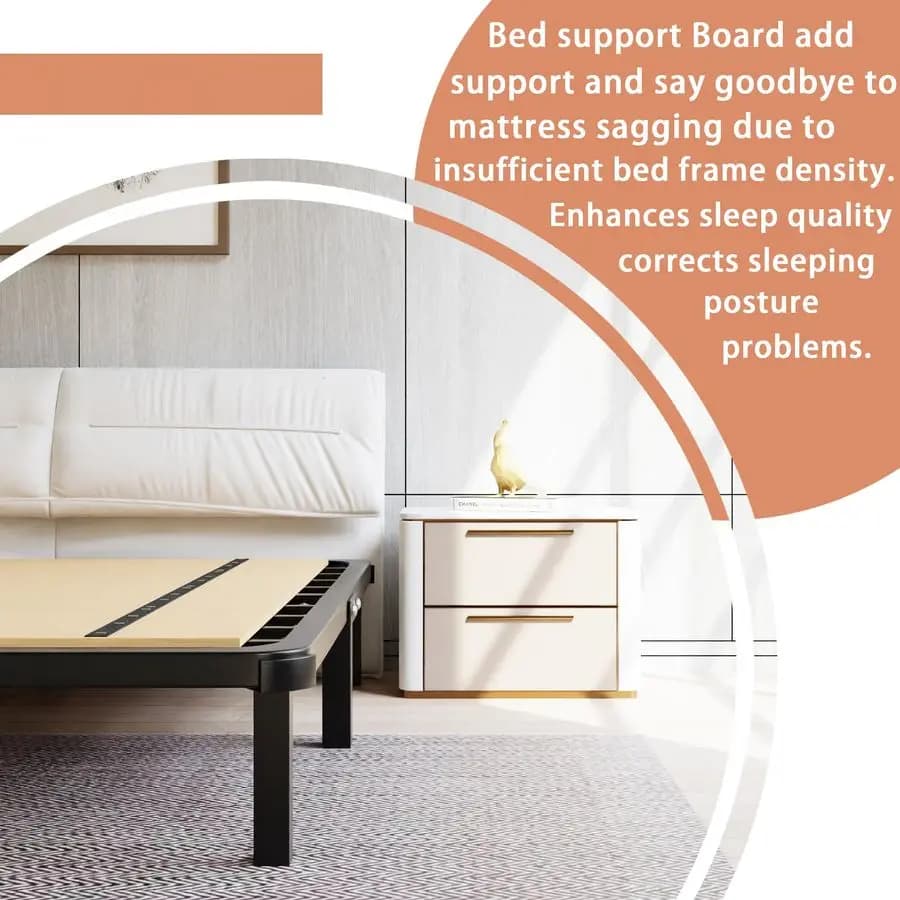 Ressort de boîte pliable, planche de beauté, lattes de support de lit, planches de lit pour sous, 60