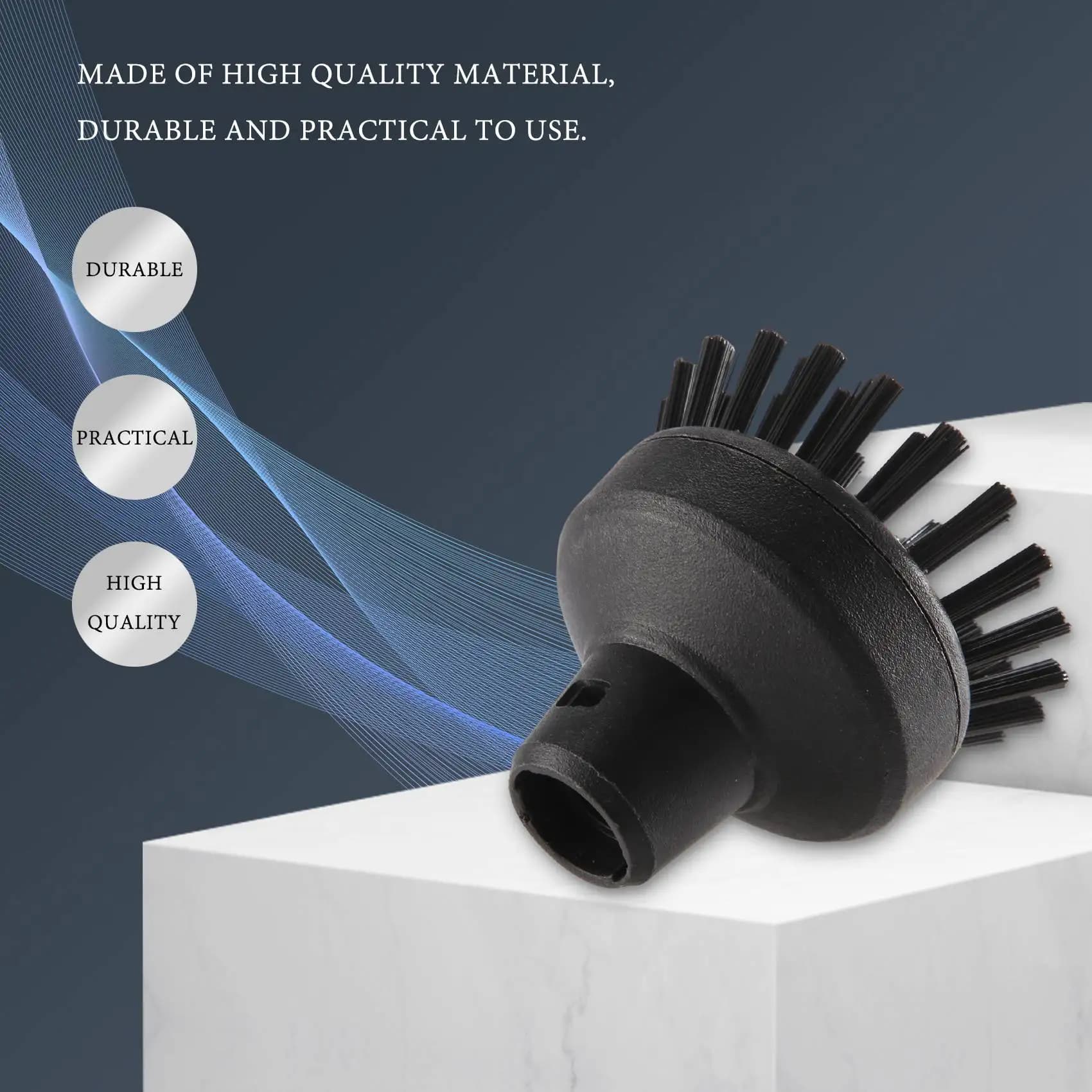 Grande brosse ronde pour nettoyeur vapeur Karcher, adaptateur d'accessoires pour livres, pour la mai