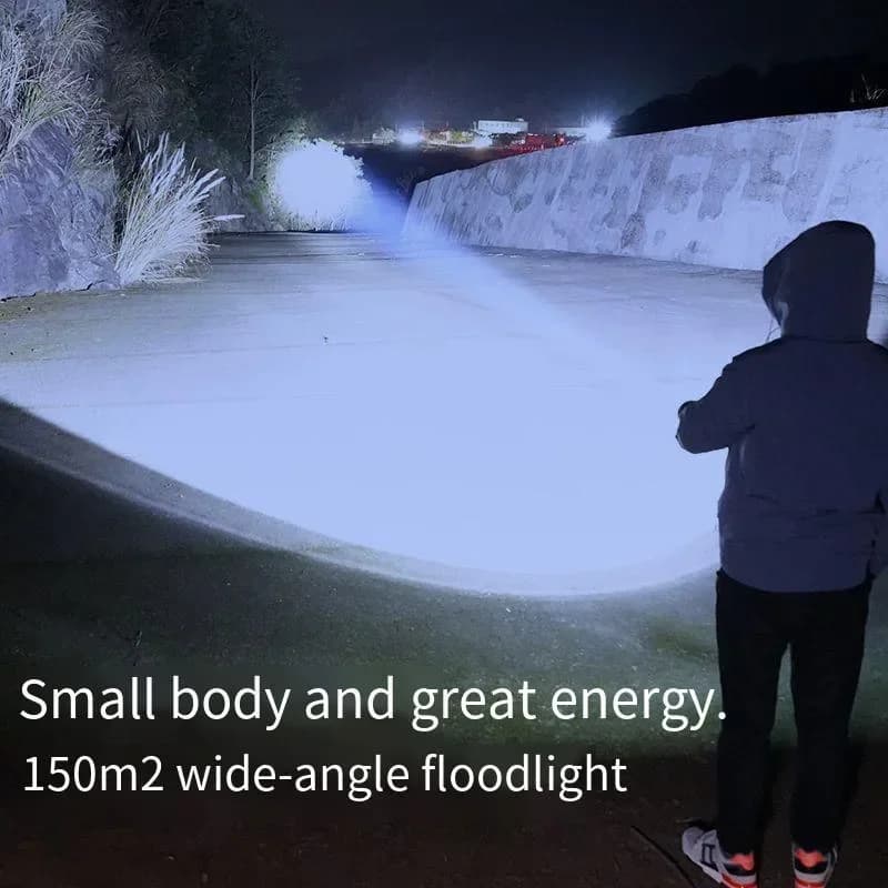 Mini lampe torche LED portable 3 LED, lumière ultra puissante, rechargeable par USB, batterie intégr