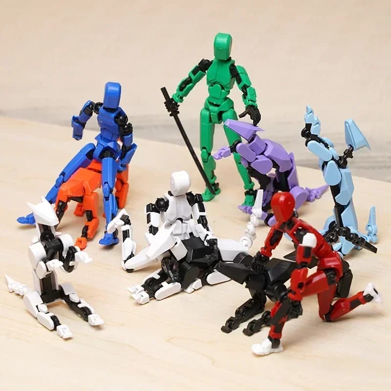 13 figurine Titan multi-articulé mobile Shapeshift Robot T13 Action Mannequin personnage et chien Fi