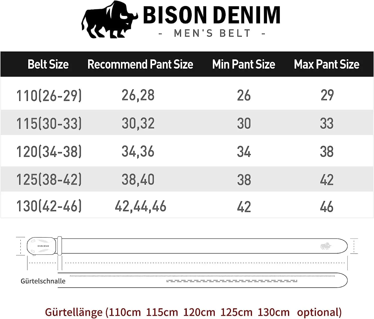 Bagressions DENIM-Ceinture en cuir véritable pour hommes, sangle décontractée pour jeans, marque de 