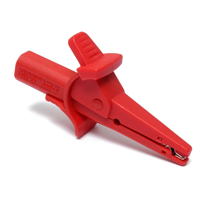 Multimètre à sonde Crocodile 1000V/10A, fiche banane 4Mm, grand Clip