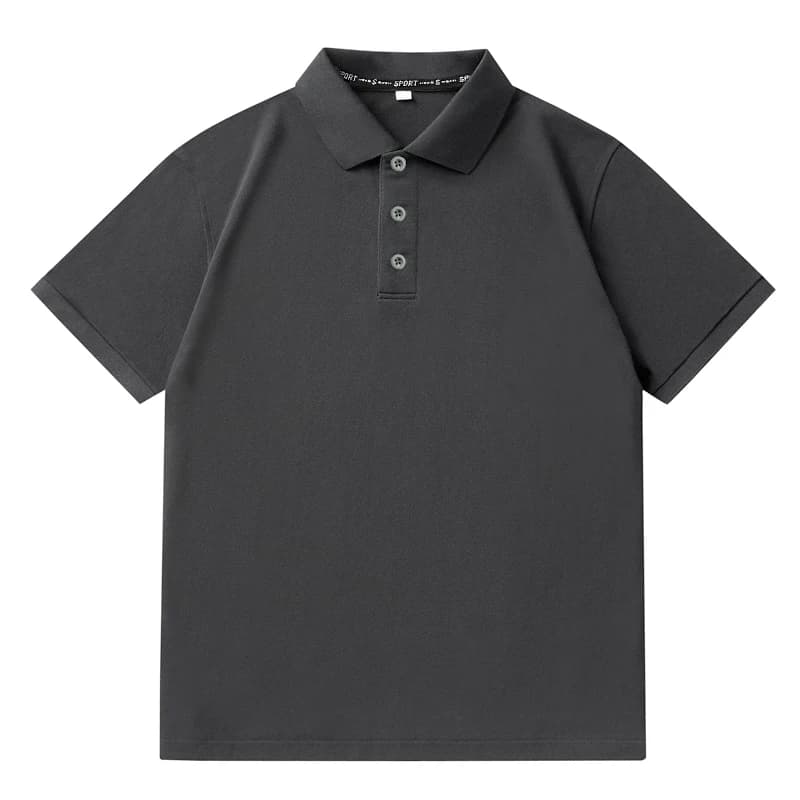 Hommes grande taille Polo surdimensionné 6XL 7XL été à manches courtes t-shirts noir ample homme che