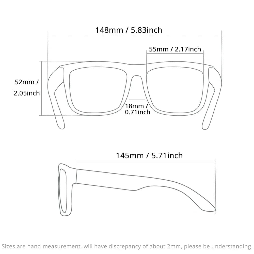 Nouvelles Lunettes de Soleil Polarisées KDEAM 2025 pour Hommes, Monture Blanche, Protection UV400, V