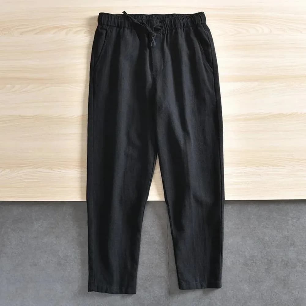 Pantalons décontractés pour hommes Baggy Streetwear hommes Joggers coton lin pantalons de sport pant