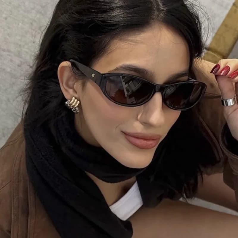 Lunettes de soleil carrées tendance, nouveau Style, petite monture, haut de gamme, résistantes aux U