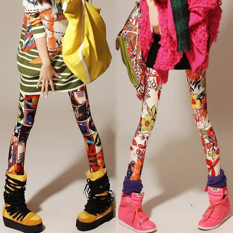 DOIAESKV – Leggings Sexy et décontracté pour femmes, jambières colorées, adaptées à la plupart des t
