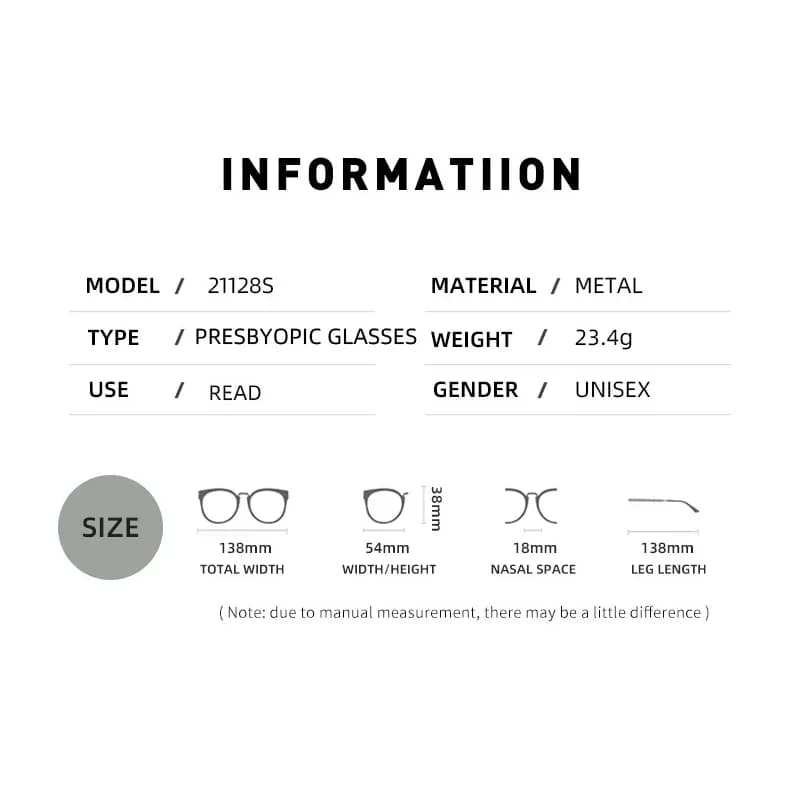 Lunettes de myopie à grande monture carrée en métal pour hommes, jambe de printemps, pour personnes 