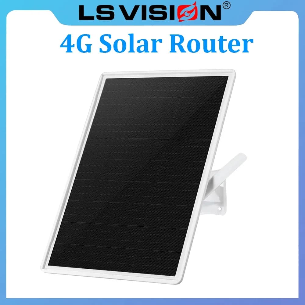 LS VISION – routeur solaire 4G, répéteur WiFi, panneau solaire 15w, batterie 25000mAh, 5V, fonctionn