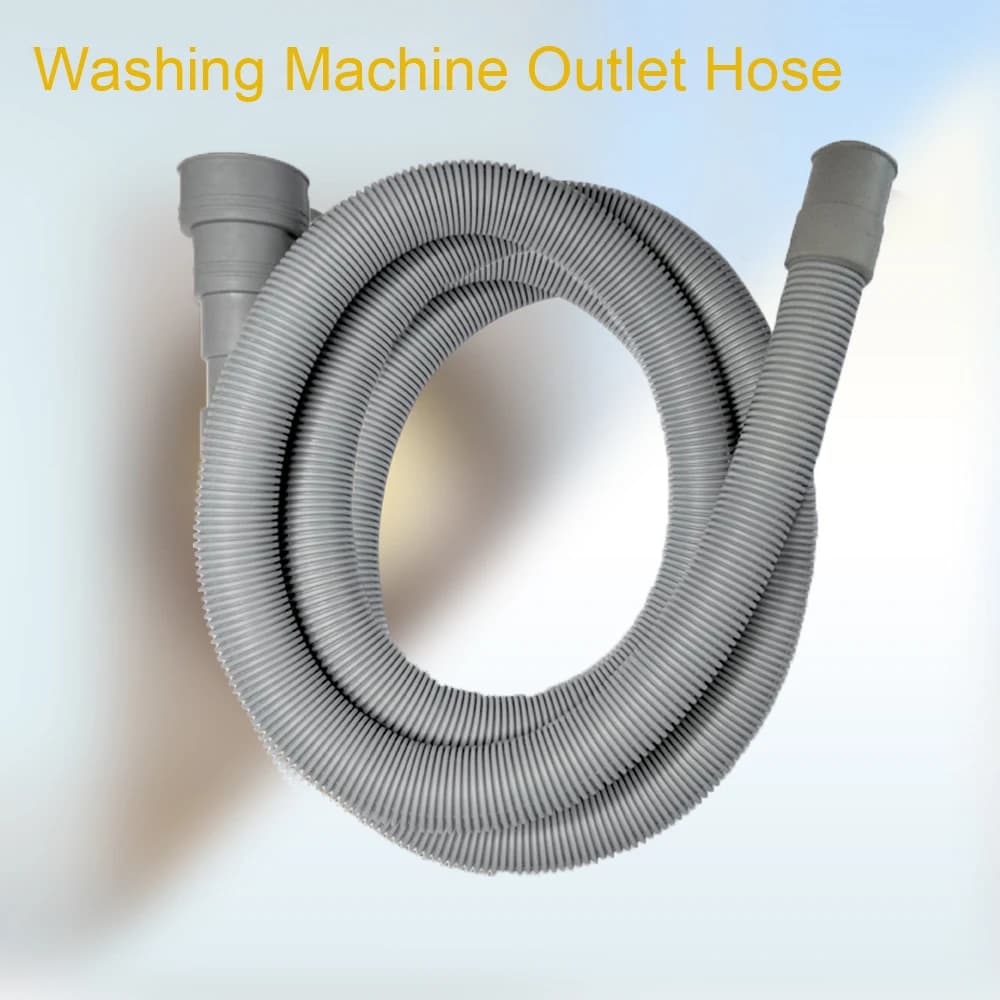 Kit de tuyau de vidange pour Machine à laver et lave-vaisselle, comprenant un tuyau ondulé Flexible,