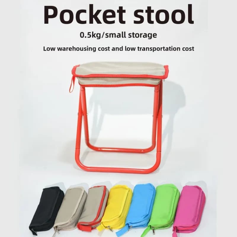 Trousse à crayons pliable, petit Mazar, tabouret de poche créatif, sac paresseux, nouvelle sortie, M