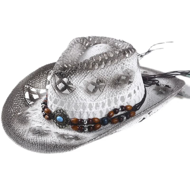 Chapeau de paille Cirboy rétro espagnol pour hommes et femmes, chapeaux de plage, ombrage de voyage,