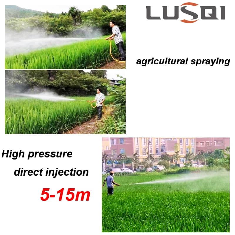 LUSQI pulvérisateur 139F moteur à essence pompe haute pression 4 temps essence Agriculture pulvérisa