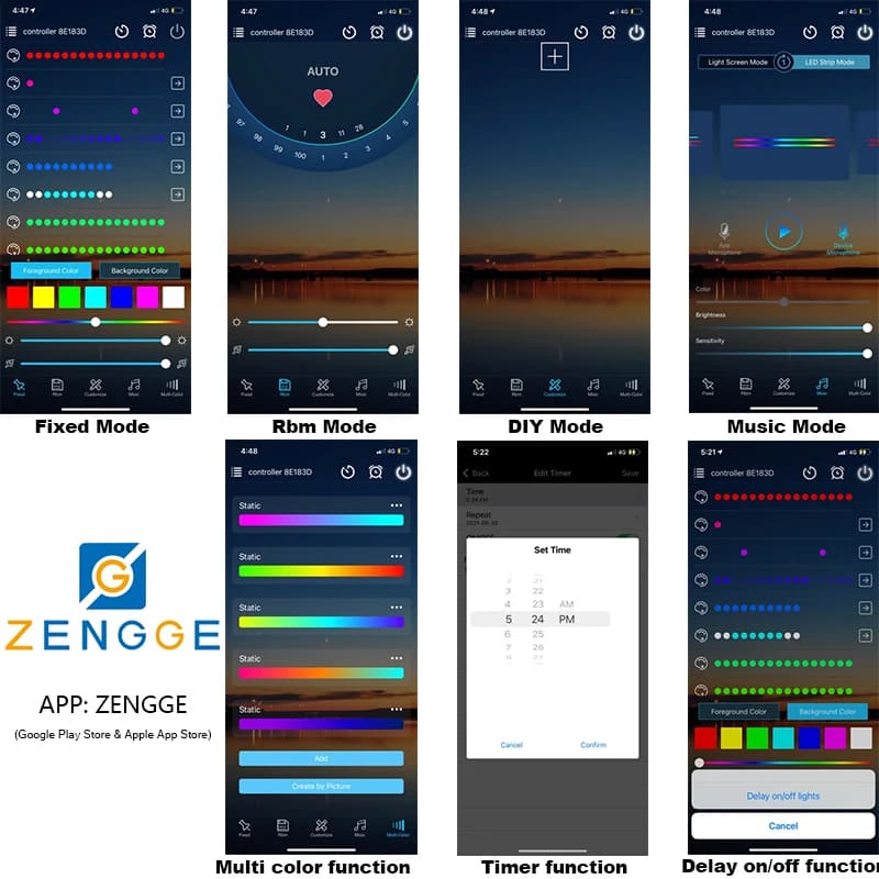 WS2812B contrôleur Bluetooth musique APP contrôle pour Pixel LED bande lumineuse SK6812 WS2811 WS281
