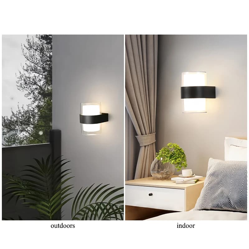 Applique Murale LED 10W, Éclairage d'Nik, Luminaire Décoratif d'Extérieur, Idéal pour un Jardin, des