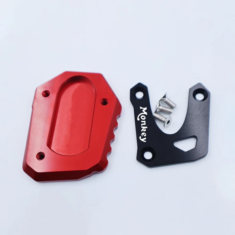Pour Monkey 125 Monkey125 2018-2022 moto CNC béquille pied béquille latérale rallonge plaque de Supp