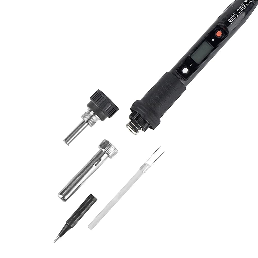 JCD 80W Kit de fer à souder électrique affichage LCD température réglable 220V 110V avec pâte à soud