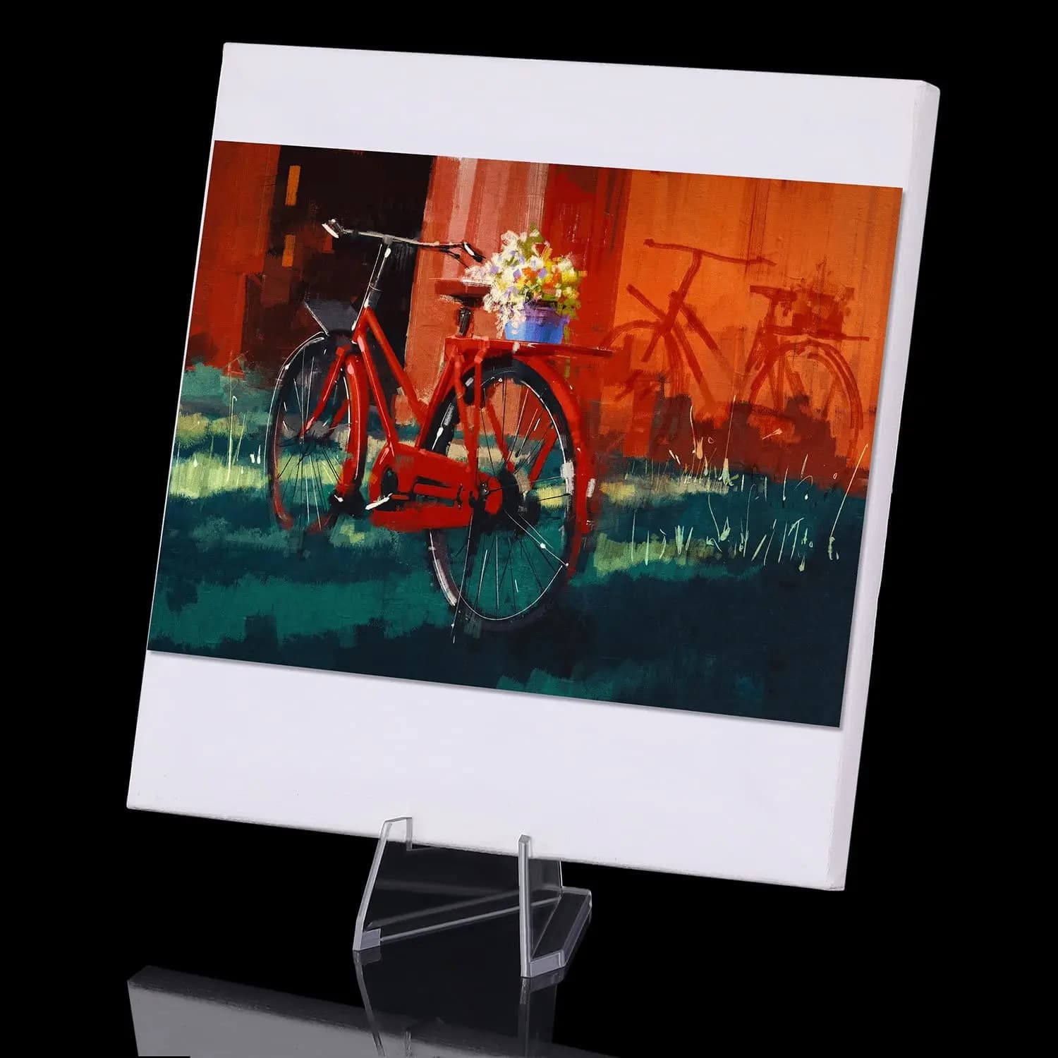 Présentoir de pièces de monnaie en acrylique transparent, petit Support de chevalet, défi commémorat