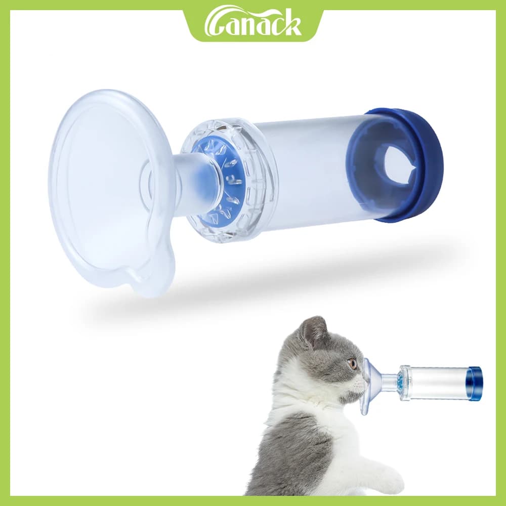 Chambre d'aérosol pour animaux de compagnie, inhalateur Portable pour chat, entretoise avec masque m