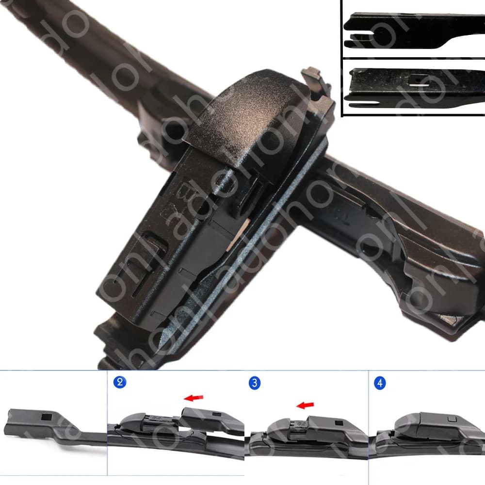 Essuie-glace Double en caoutchouc, brosses de voiture, pour Range Rover Sport L320 L494 SUV 2005 200