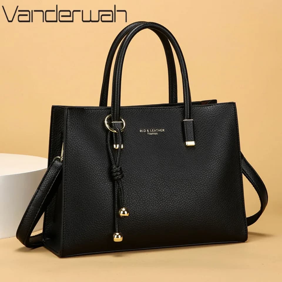 Sac à main en cuir de qualité supérieure de marque authentique, sac fourre-tout pour femme, sac mess