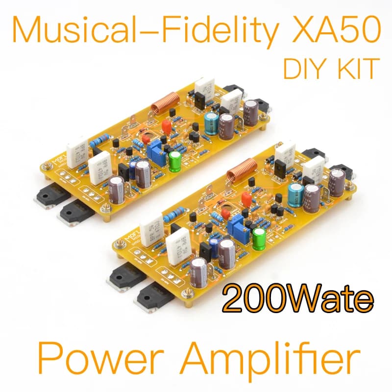 MOFI – amplificateur de puissance XA50 200Wate 4Ω à fidélité musicale, KIT de bricolage et panneau f