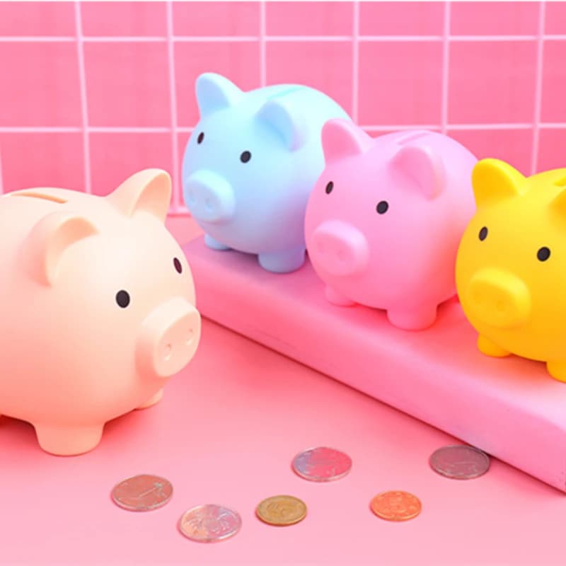 Petite tirelire tirelire stockage enfants jouets décor à la maison boîte d'économie d'argent enfants