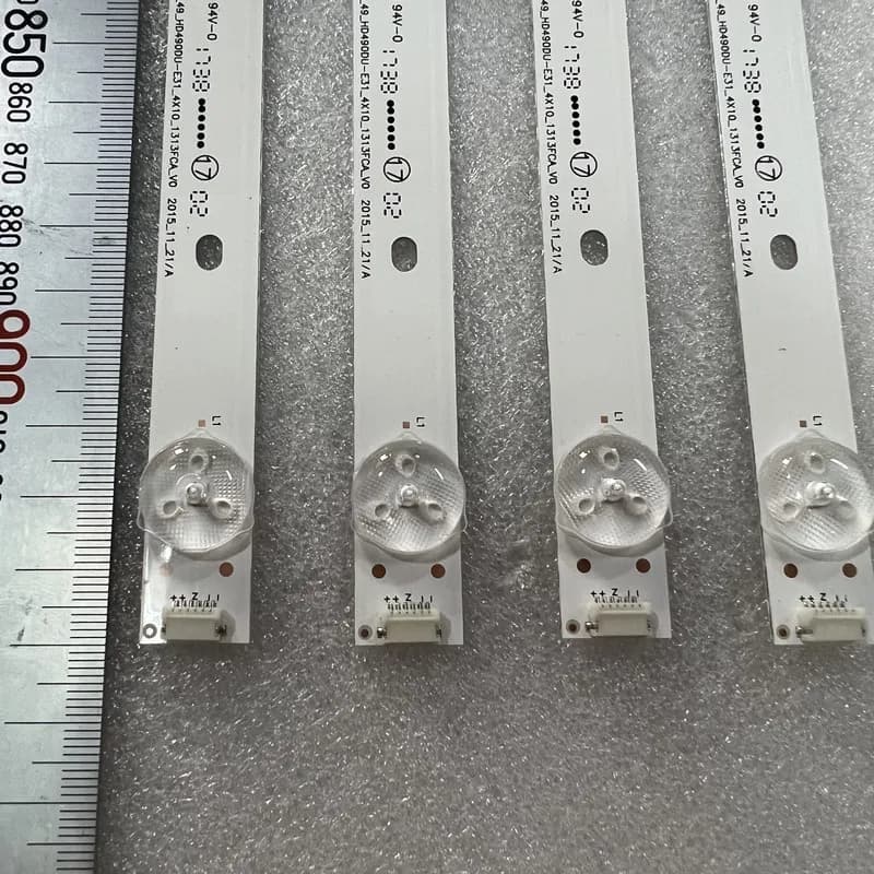 Bande LED pour Hisense H49MEC3030 H49MEC3050 49K300U H49M3000 LED49K300U NS-49DR420NA8 49_HD490DU-E3