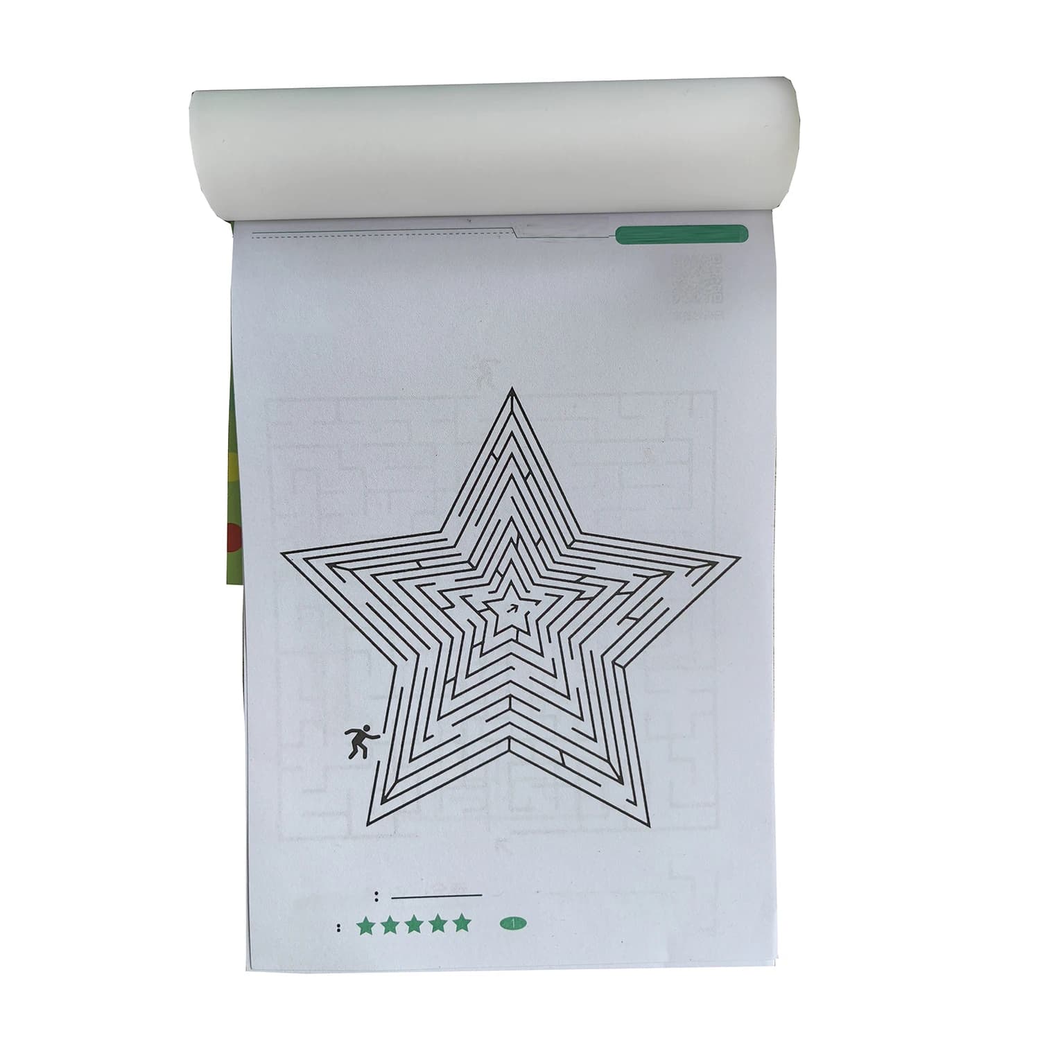 Livre de jeux de labyrinthes pour enfants de 32 pages pour l'entraînement à la concentration des élè
