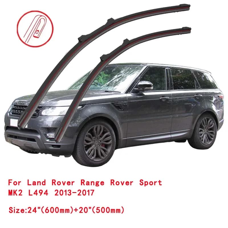 Essuie-glace Double en caoutchouc, brosses de voiture, pour Range Rover Sport L320 L494 SUV 2005 200