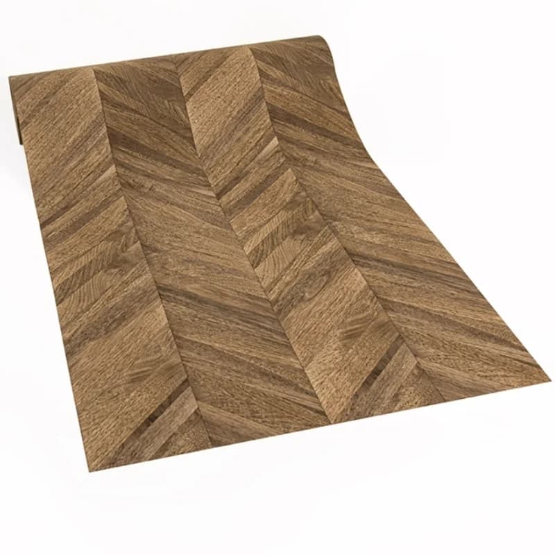 Placage en bois de noyer naturel, motif à chevrons, pour la fabrication de meubles personnalisés, pa