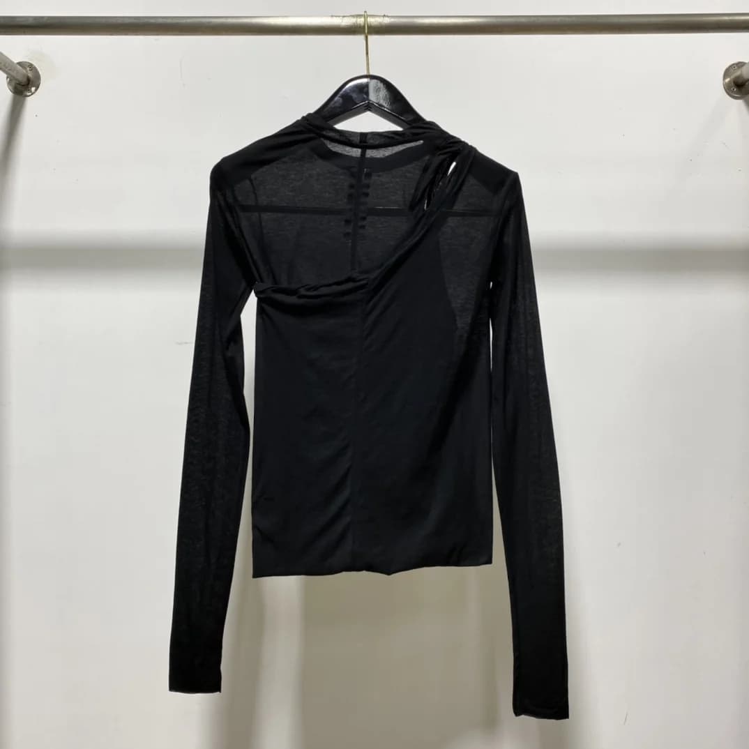 Chemise Gothique en Coton pour Femme, Vêtement de Rue, Noir, Automne