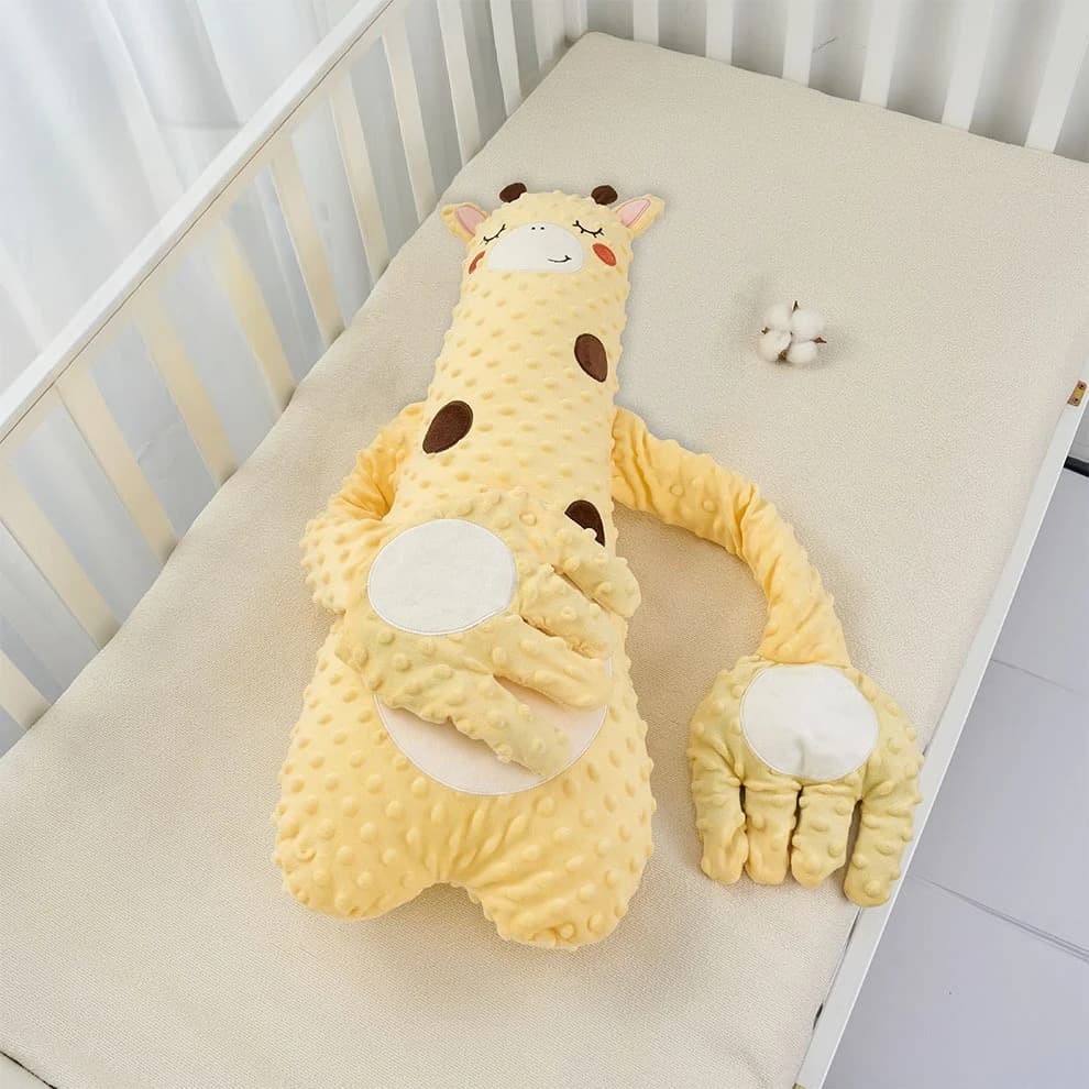 Oreiller de couchage pour bébé, poupée de tapotement pour nouveau-né, avec paume apaisante, télécomm