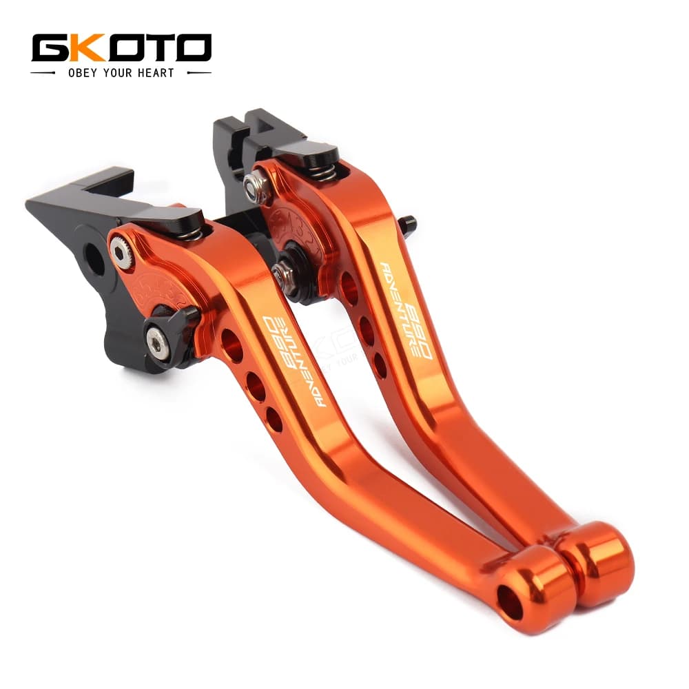 Leviers de frein et d'embrayage courts CNC, accessoires de moto pour KTM 890 Adventure 890Adventure 