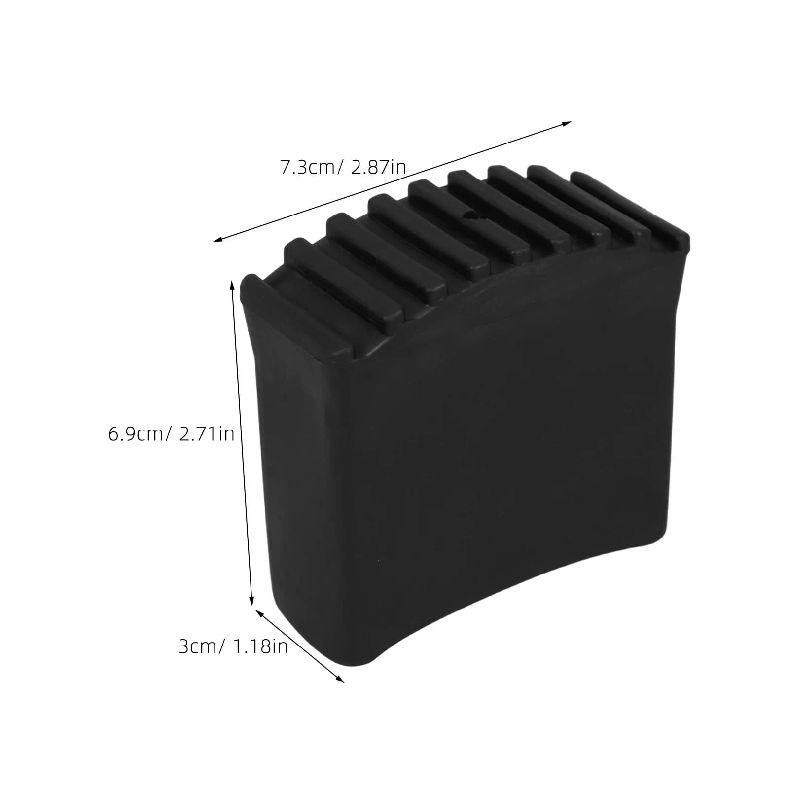 Couvre-pieds d'échelle pliants, 4 pièces, coussinets de pieds en caoutchouc antidérapants, pare-choc