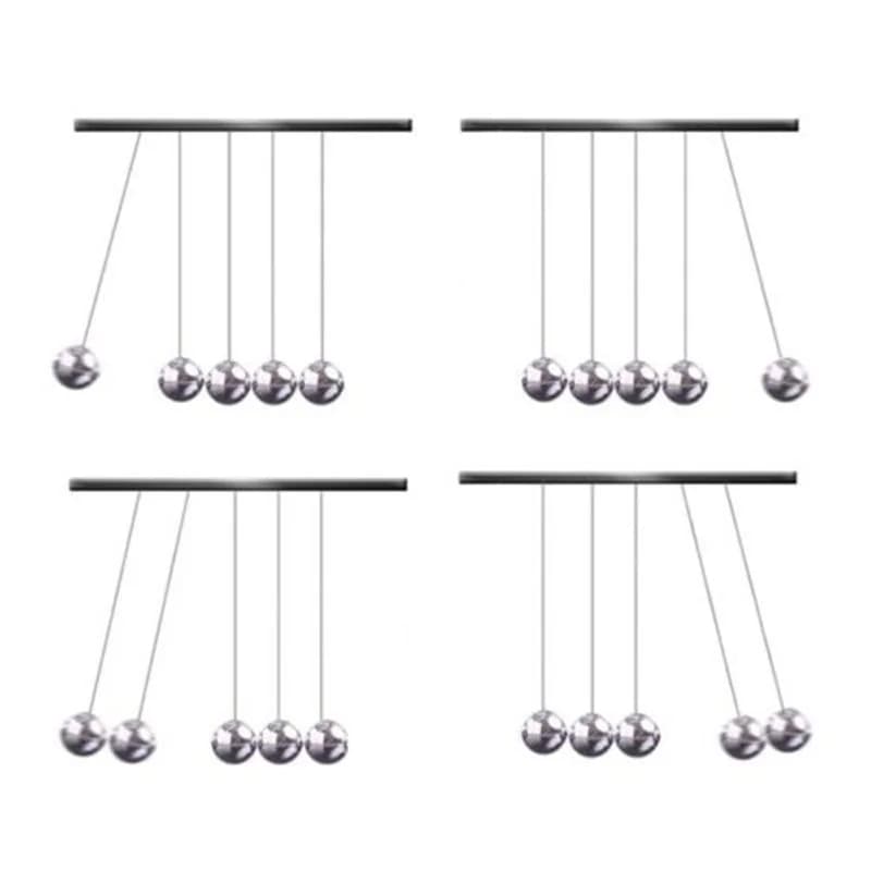 Newton Balance Pendule Ball, Fungic Science Toy, Collision Energy Conservation, Law Ball, Office Dec