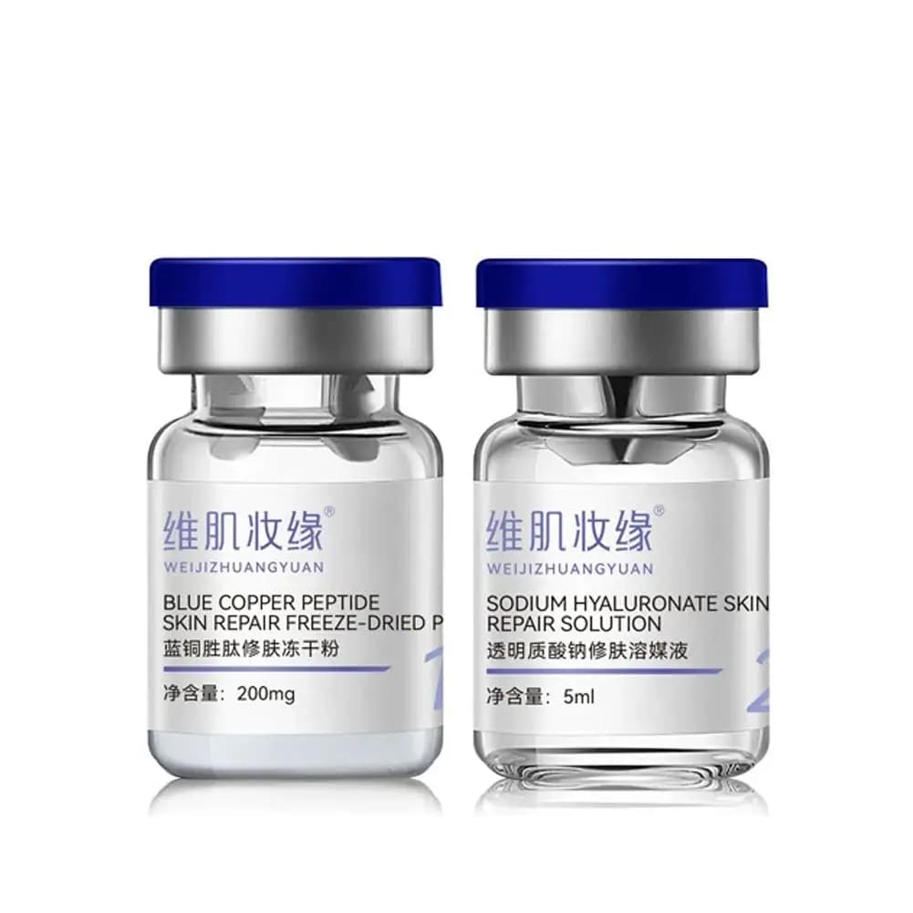 Poudre lyophilisée de peptide de cuivre GHK-Cu, pureté 99 %, anti-âge, atténue les ridules, améliore