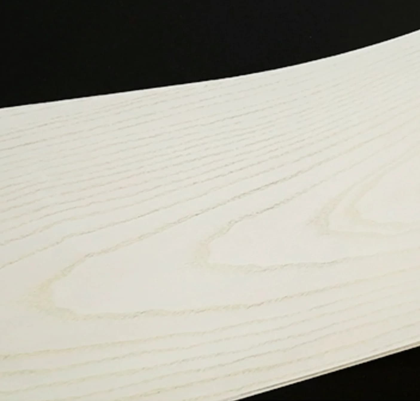Feuilles de placage de bois blanc naturel, L:2.8 mètres, Largeur: 210mm T:0.3mm, Décoration de porte