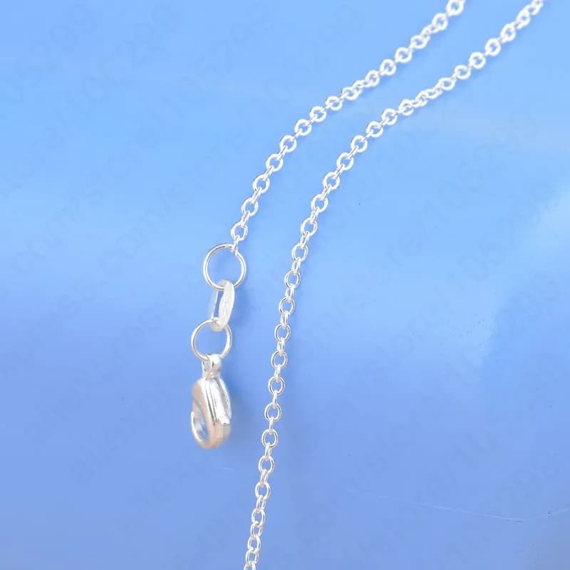 Collier en argent regardé 100% avec fermoirs en ster corrigé pour homme et femme, pendentif, 925 aut