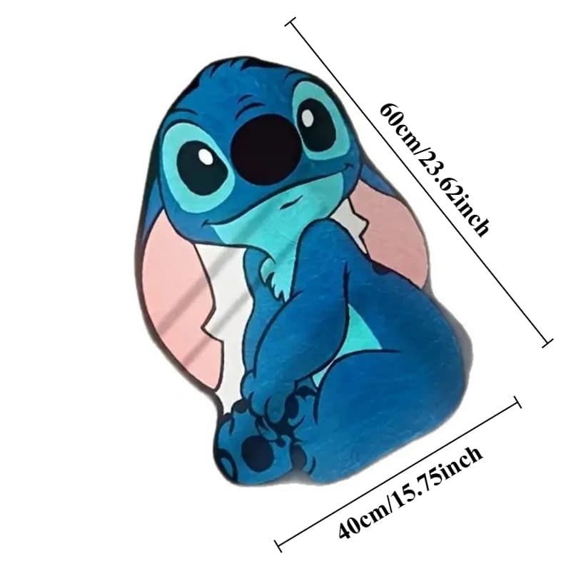 Tapis avec figurines de dessin animé Lilo & Stitch, pour salon, chambre à coucher, filles, garçons, 