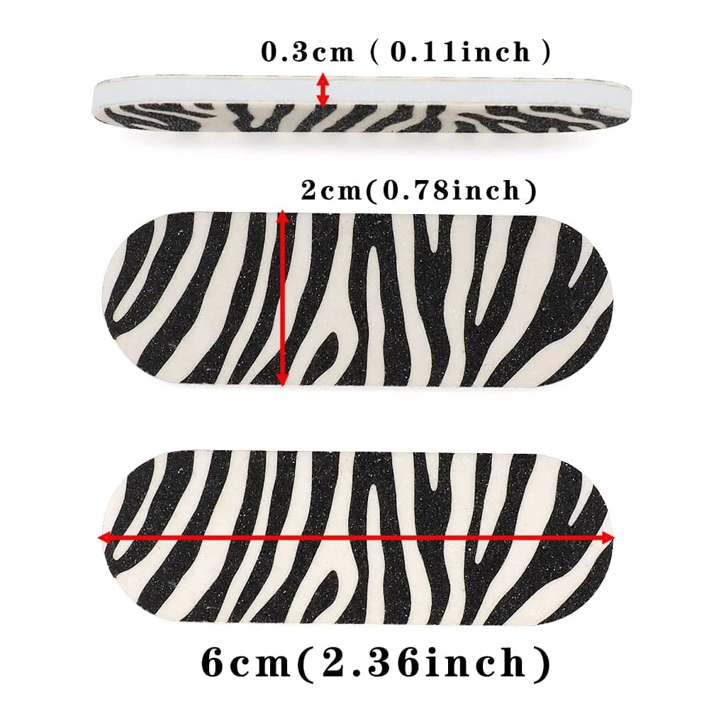 50 pièces limes à ongles planches Double face Mini limes à ongles bloc de ponçage coloré Gel mousse 